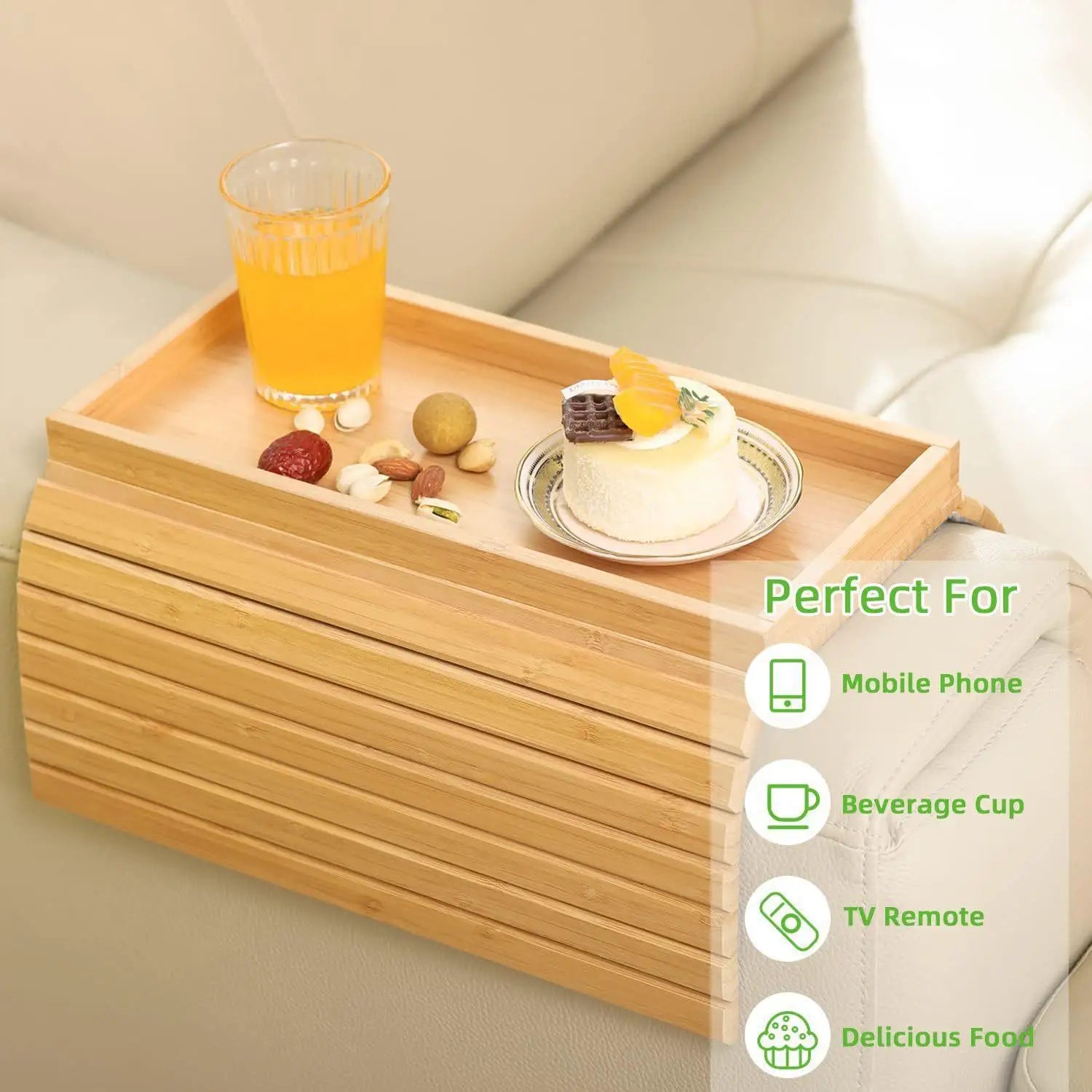 Bamboo Sofa Arm Tray