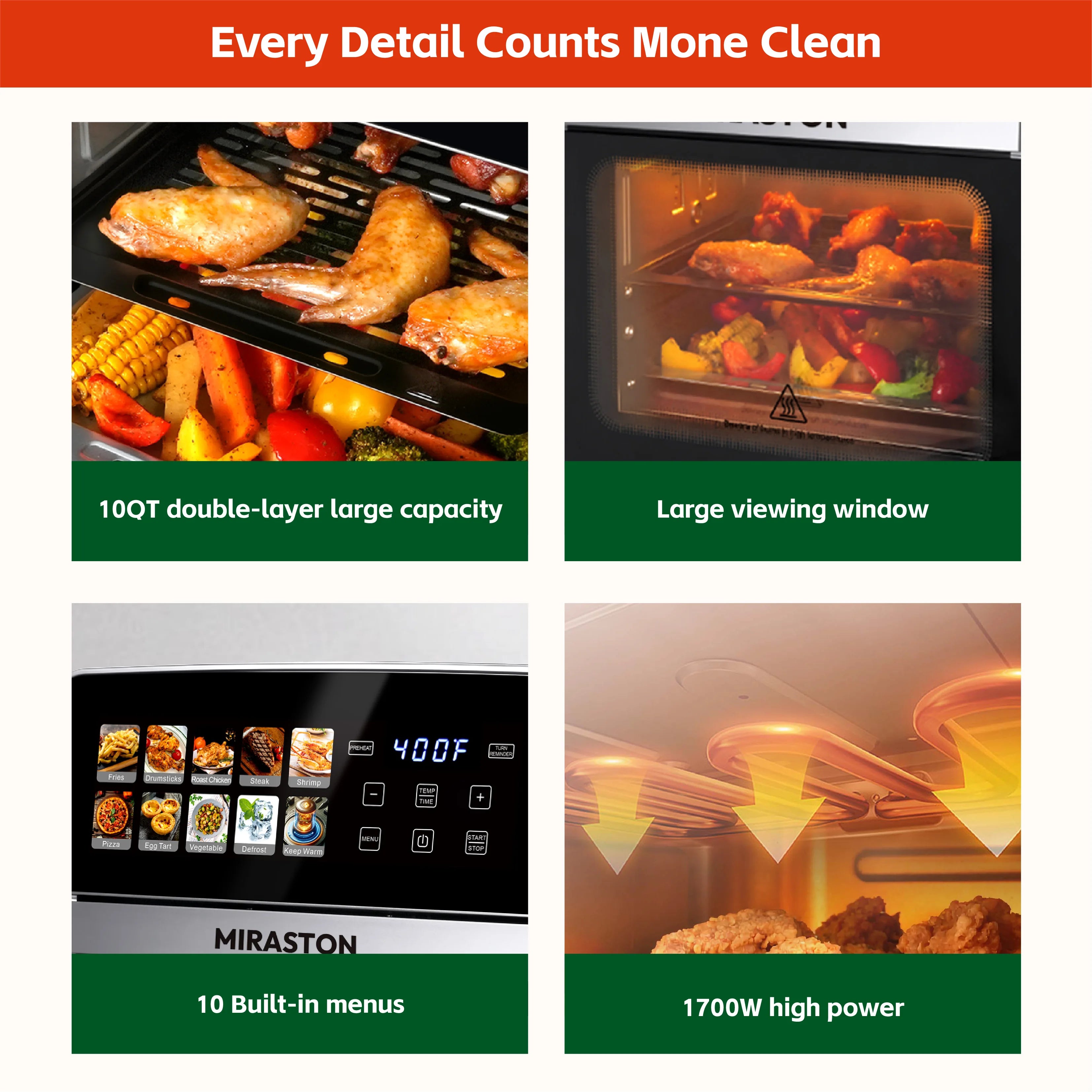 Air Fryer Toaster Oven Combo