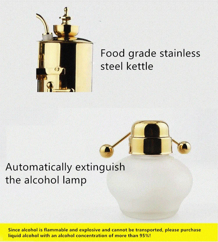 Vacuumm Coffee Brewer Manual Set