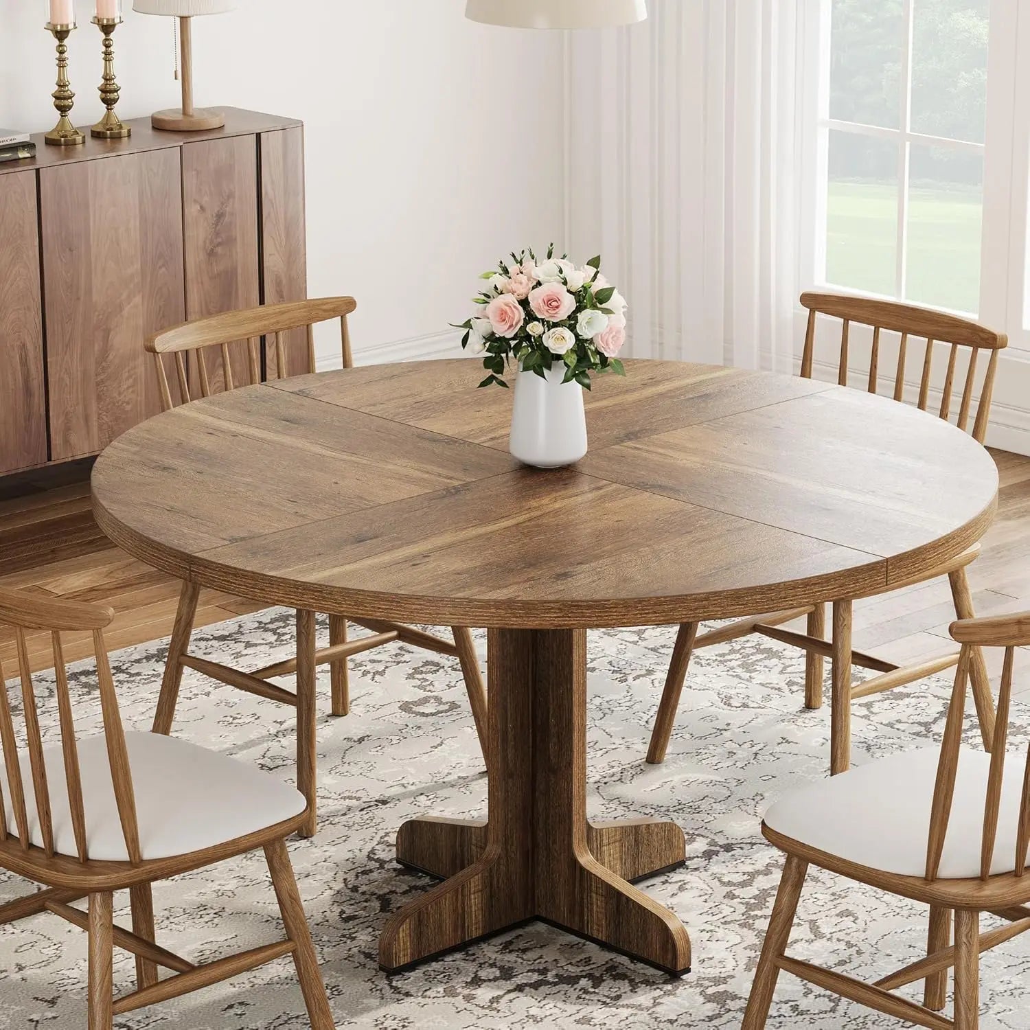 Round Dining Table for 4