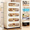 Storage Cabinet with Drawers with Wheels