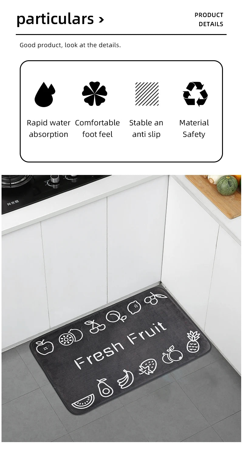 Multi-purpose Mat Moisture Absorption, Machine Washable