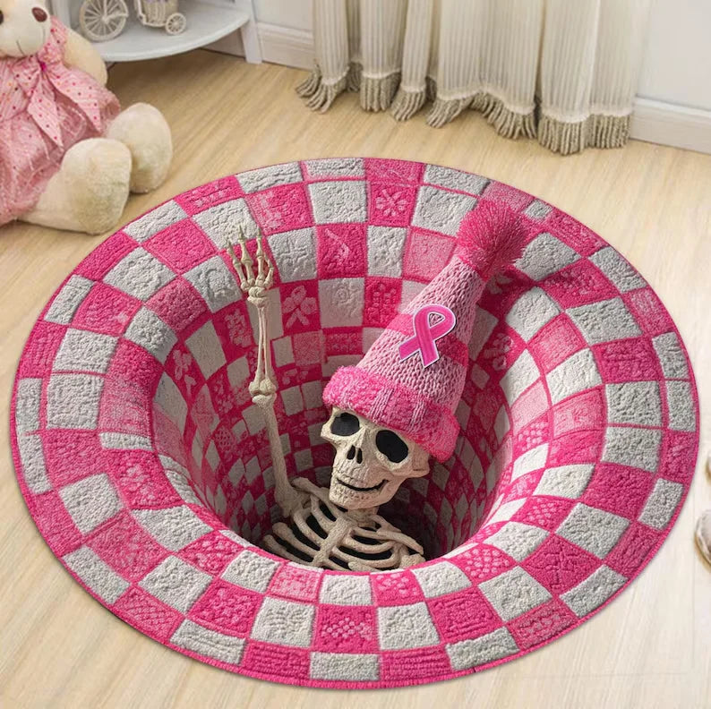 Fantasy Dragon 3D Round Carpet