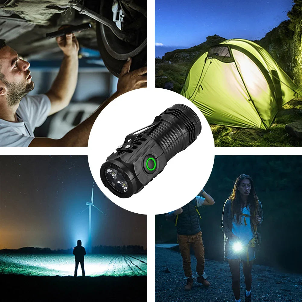 Mini Flashlight Rechargeable Waterproof