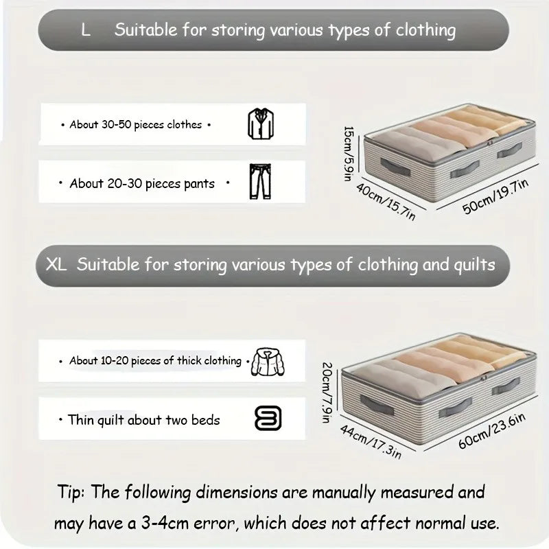 Large Capacity Storage Bag Under Bed