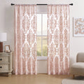 Classic Embroidered Woven Lace Window Sheer
