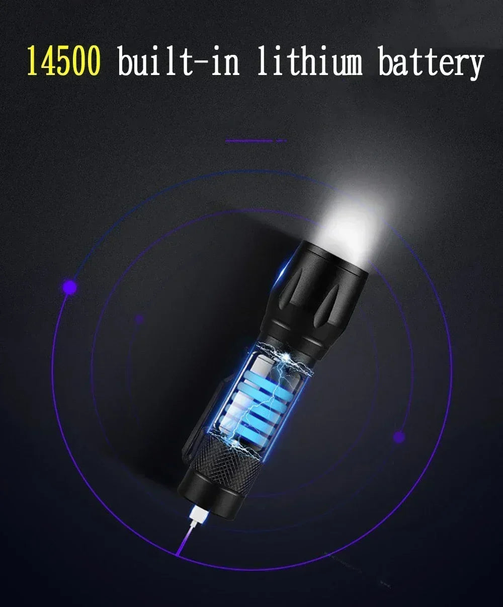 100000LM Super Bright Flashlight