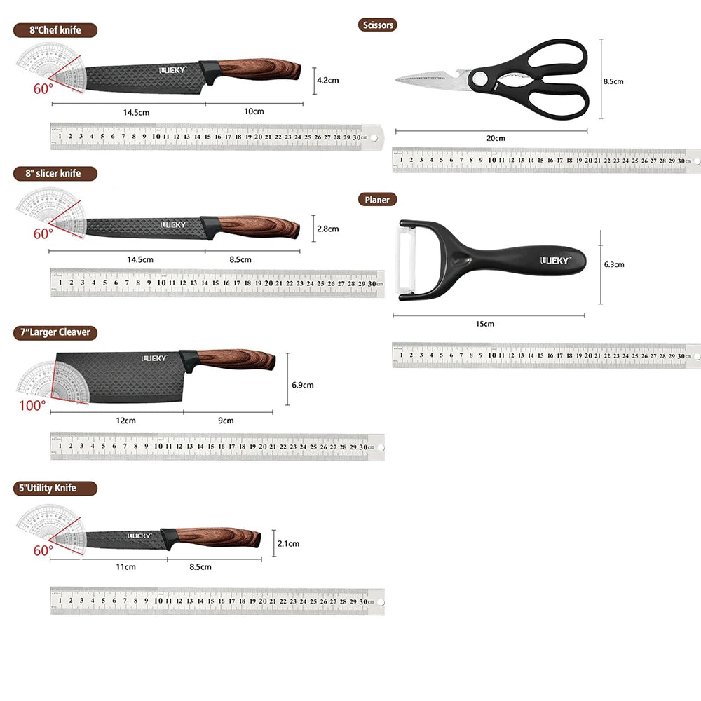 Knife Set Stainless Steel
