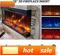 Electric Fireplace with Mantel TV Stand Heater