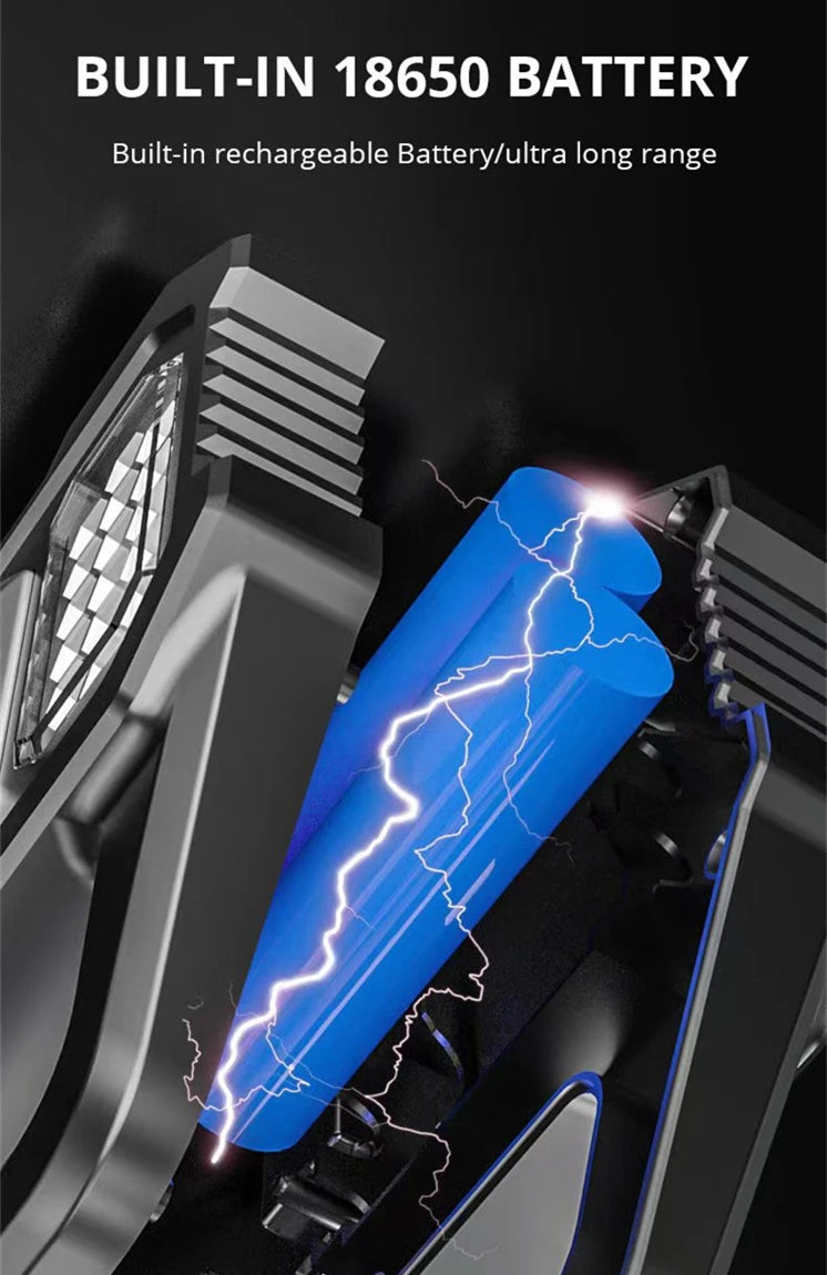 Solar Rechargeable Flashlight Zoomable Waterproof ,Can Charge Mobile Phone