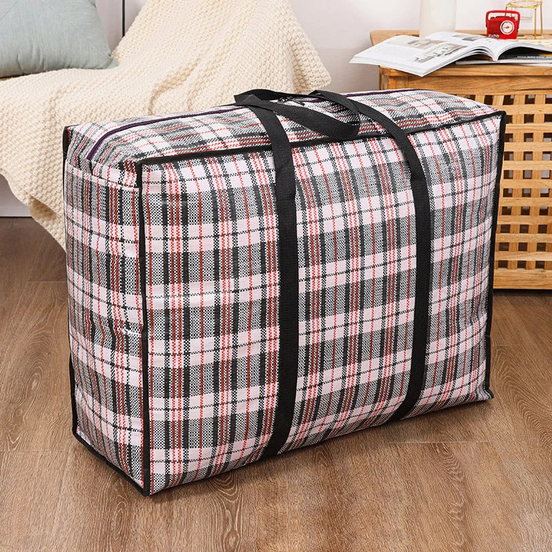 Large woven bag waterproof storage bag