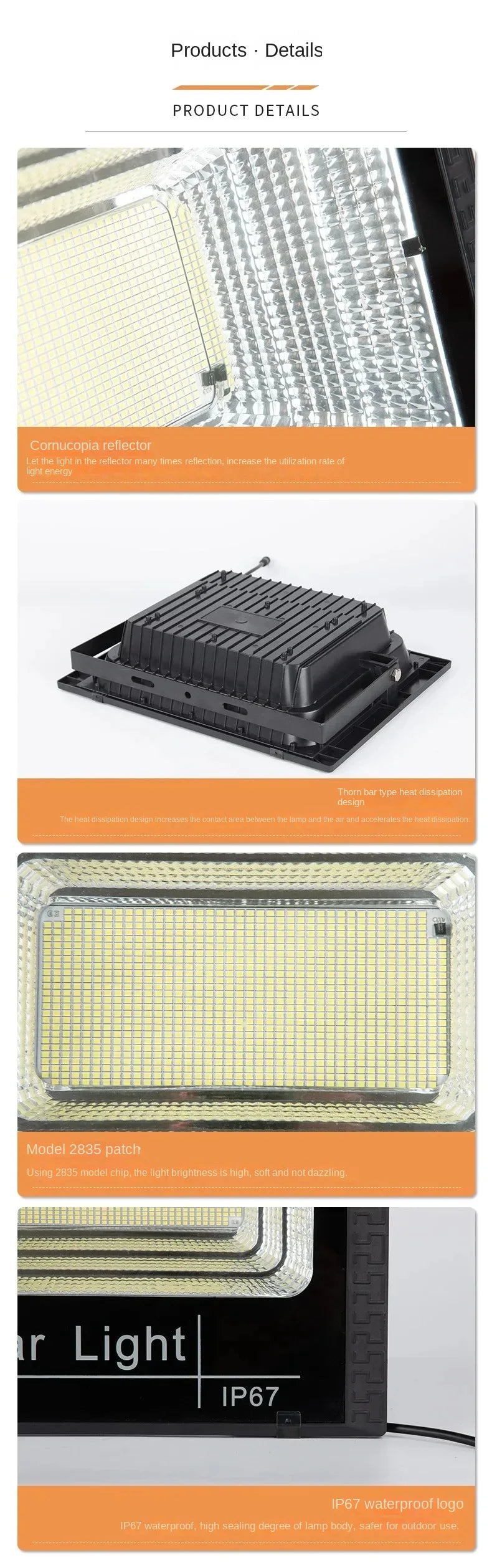 Solar Flood Lights Remote Control