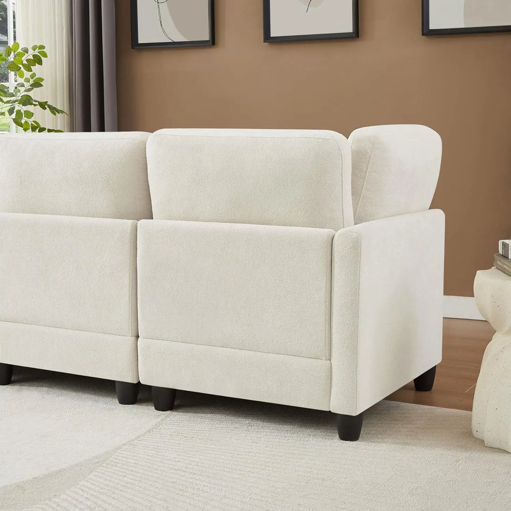 121" 7-Seater Modular Sectional Sofa Chenille