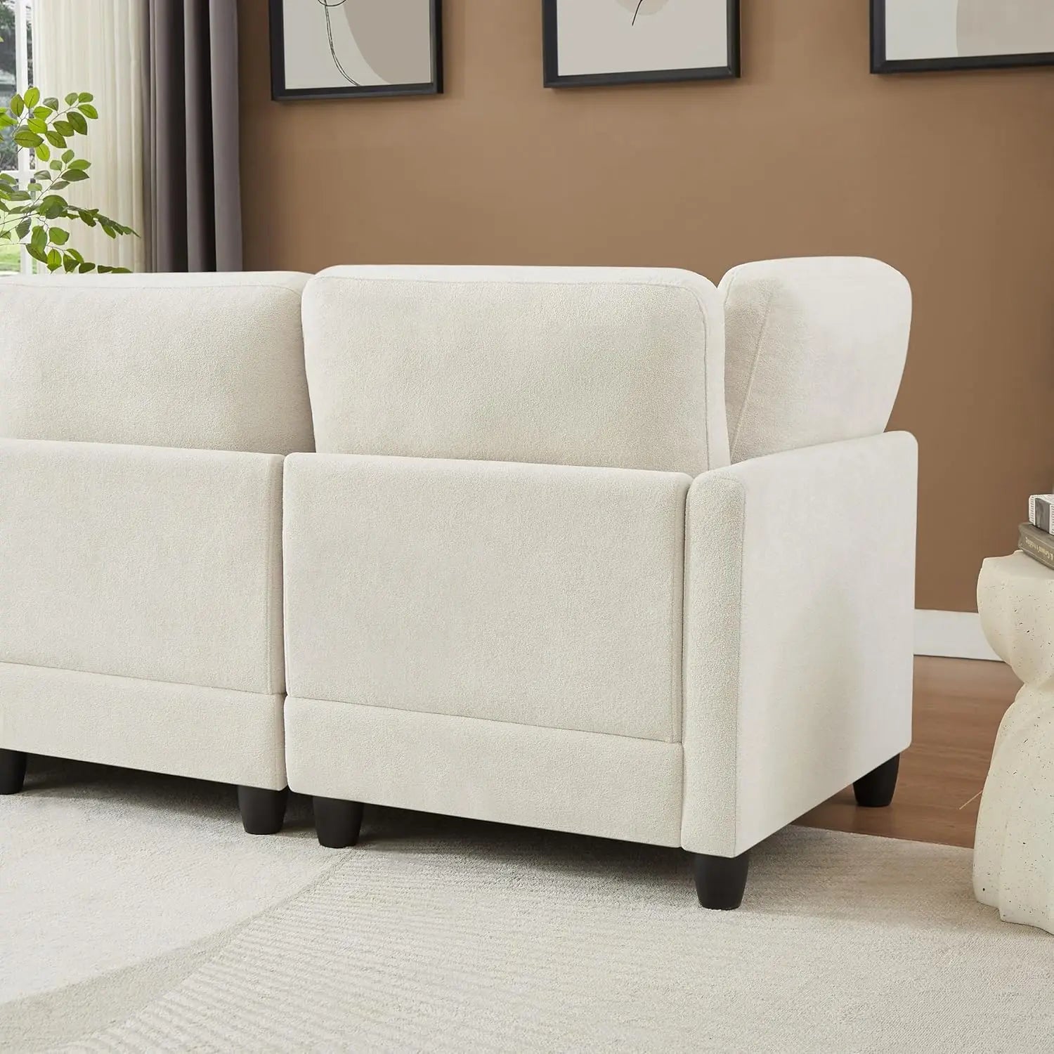 121" 7-Seater Modular Sectional Sofa Chenille