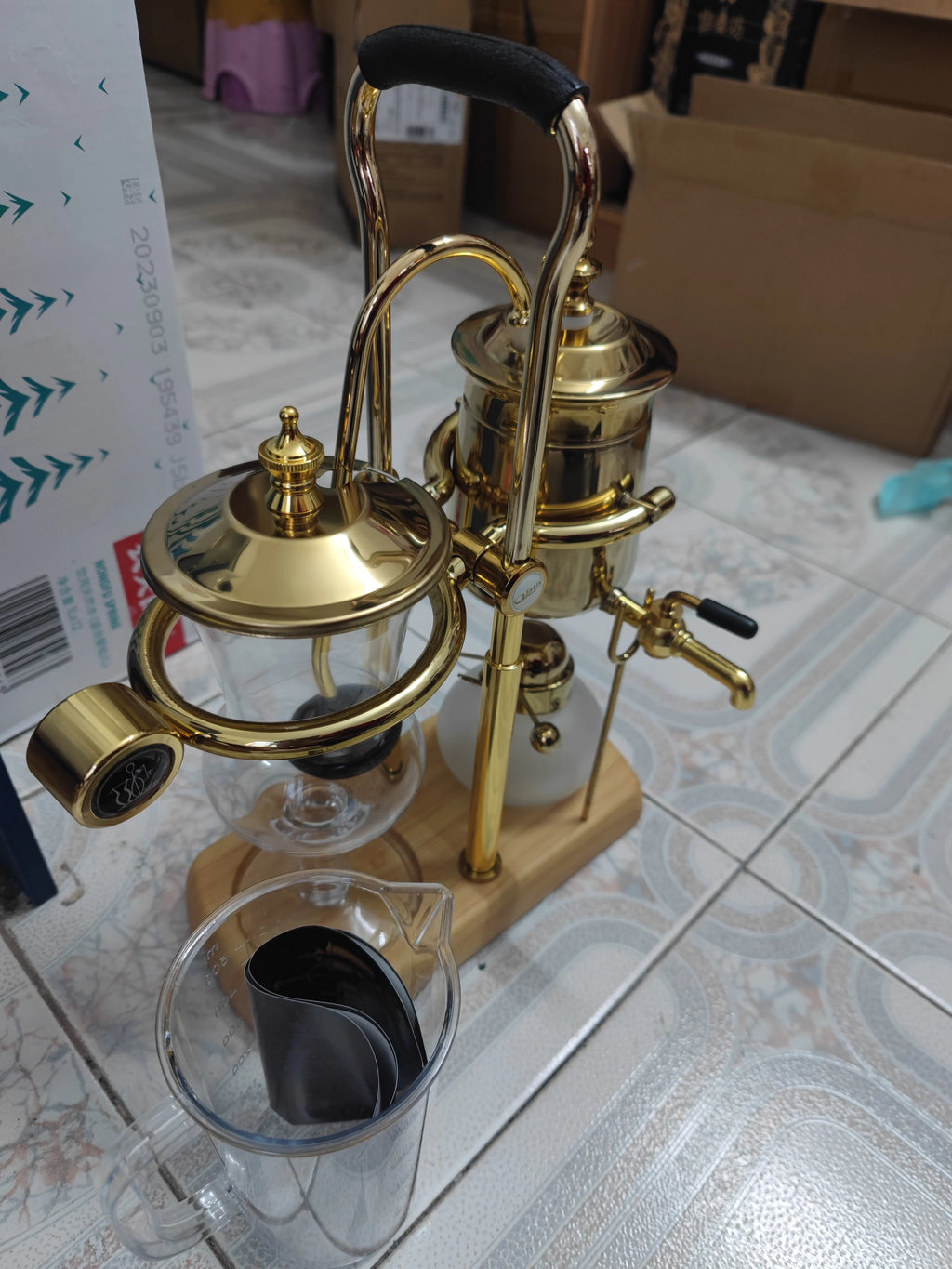 Vacuumm Coffee Brewer Manual Set