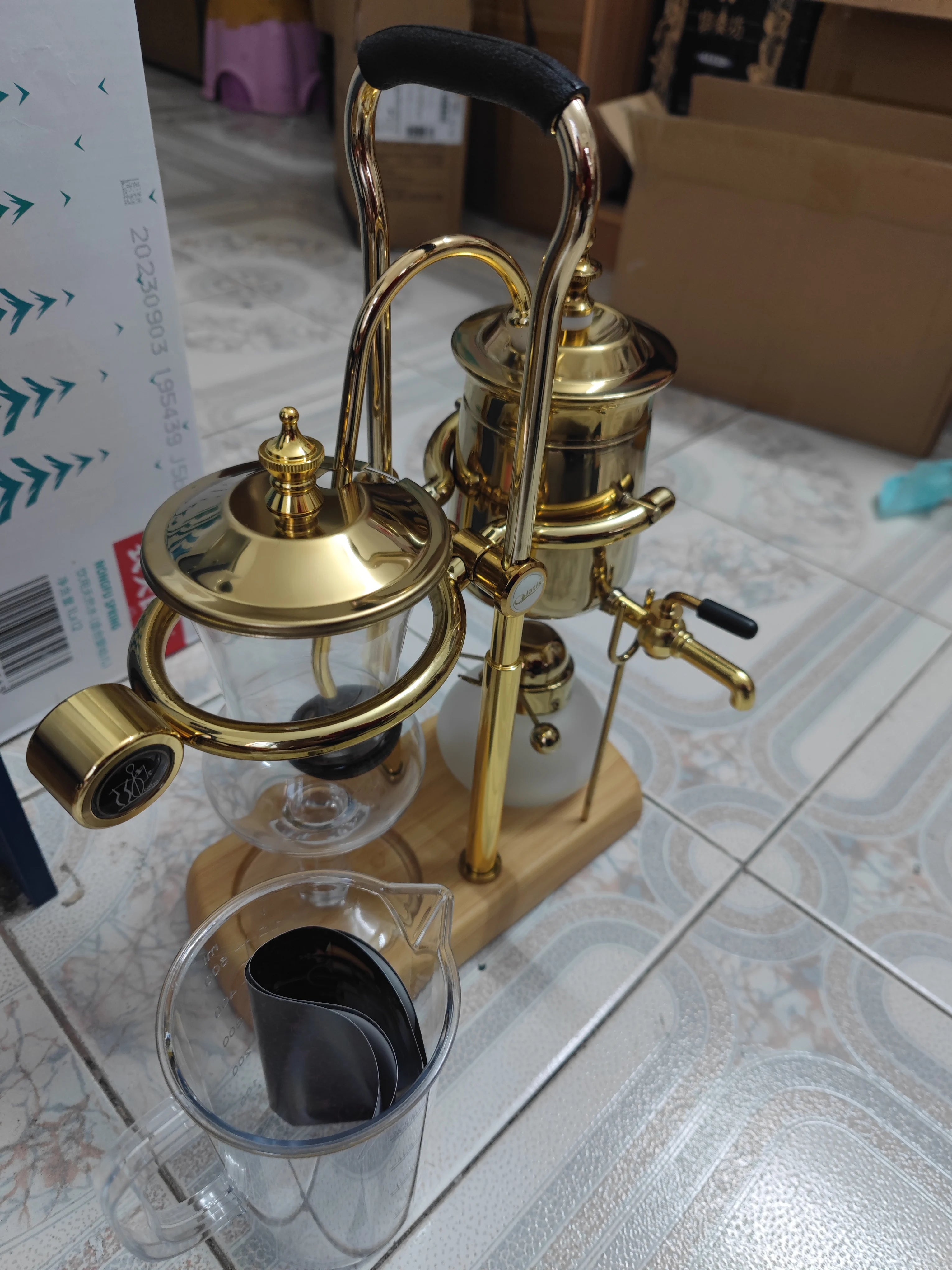 Vacuumm Coffee Brewer Manual Set