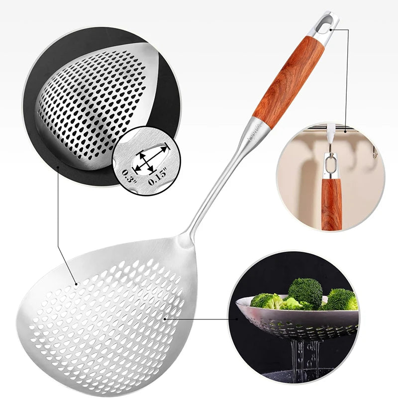 Stainless Steel Spider Strainer Skimmer Ladle