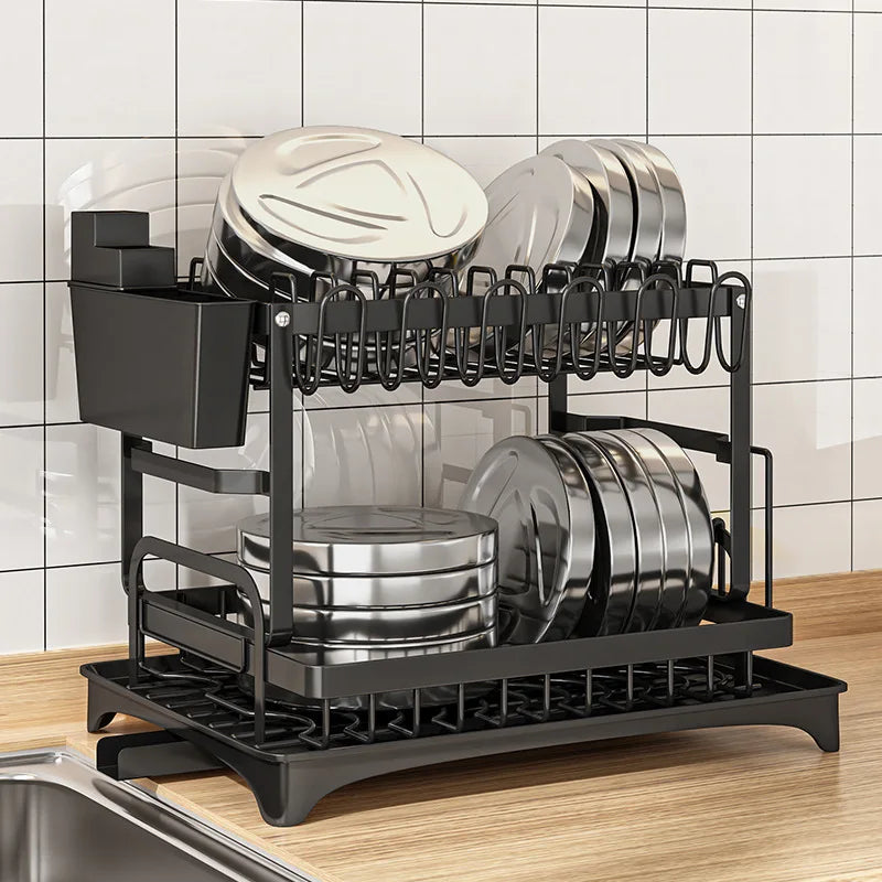 2 Tier Dish Drying Rack