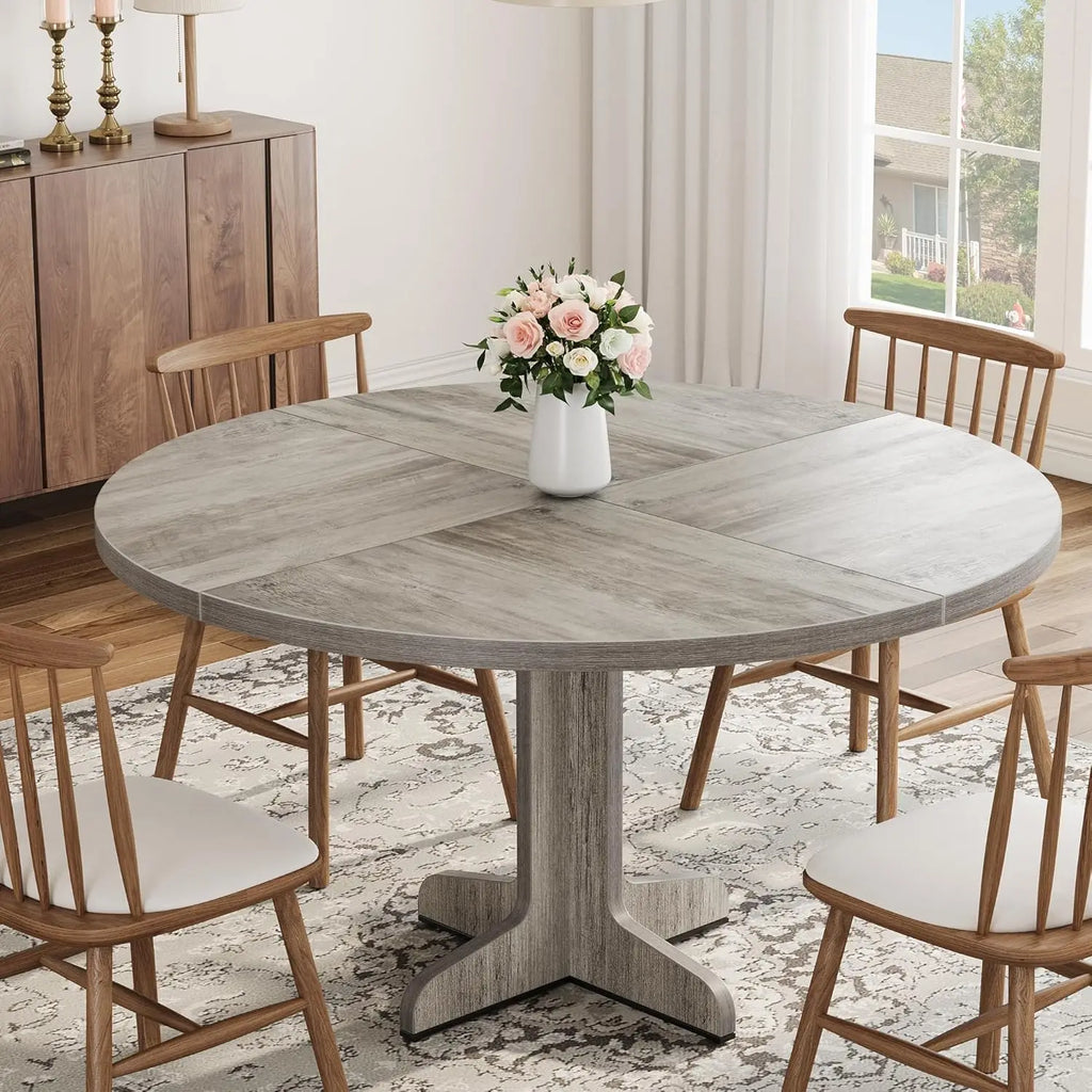 Round Dining Table for 4