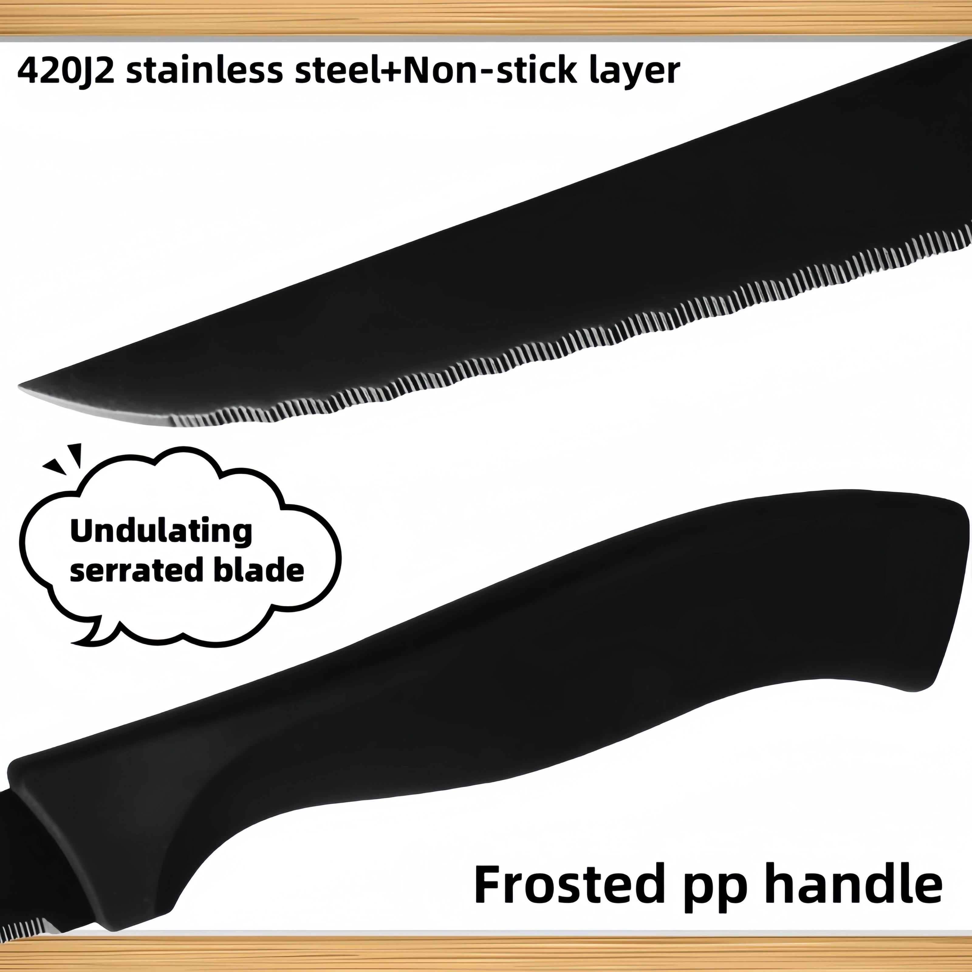 Steak Knives German Stainless Steel Serrated