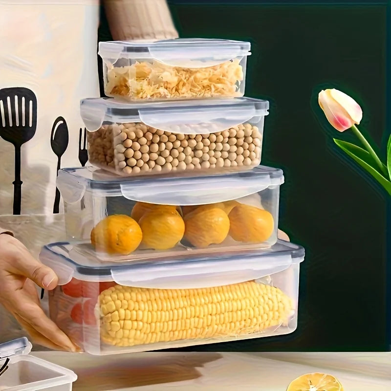 8-PC BPA-Free Airtight Food Containers