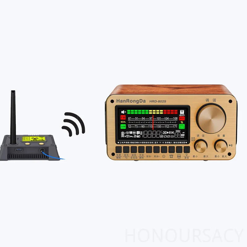 FM SW Radios Bluetooth 5.2 Dual Speaker Digital display Alarm Clock