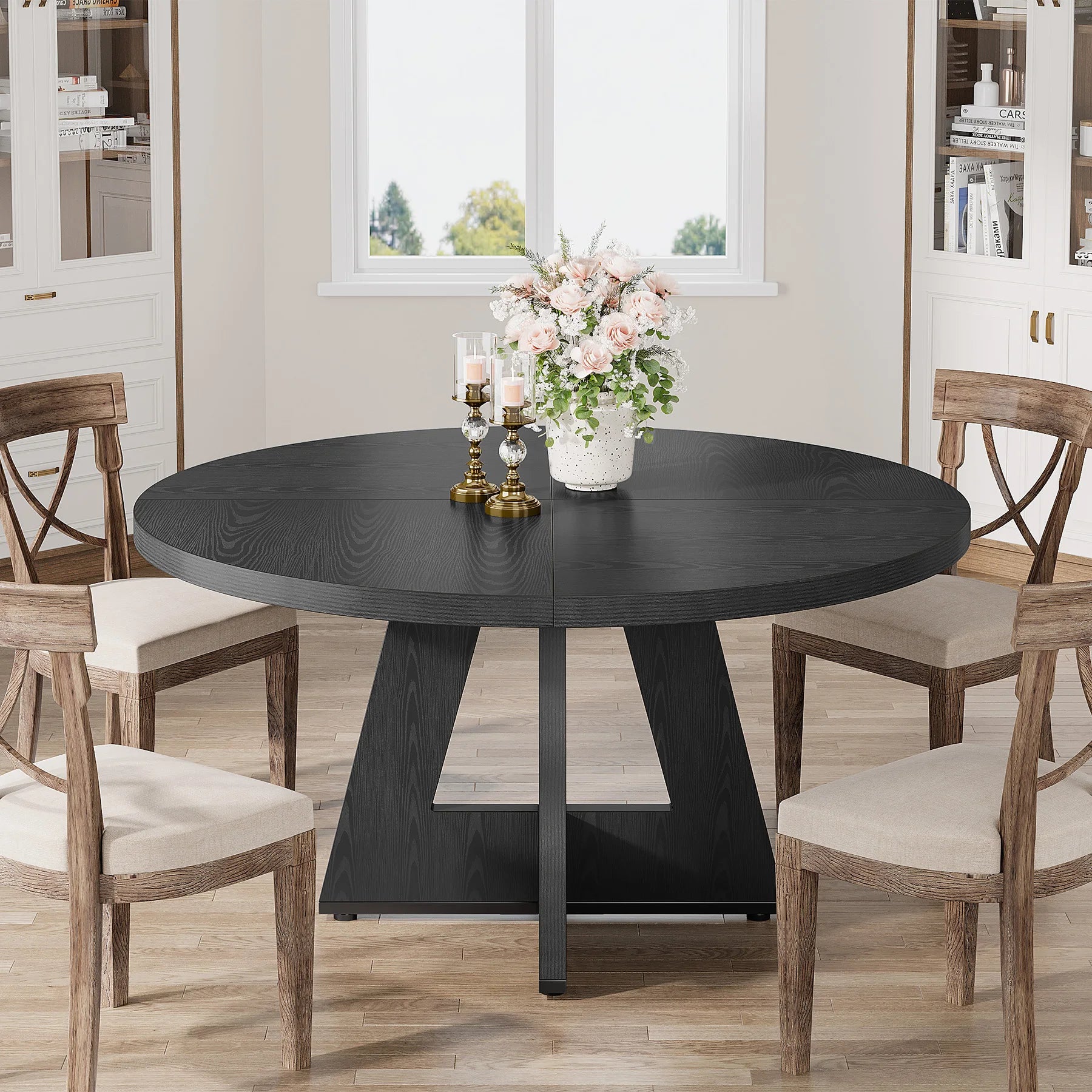 Round Dining Table for 4,