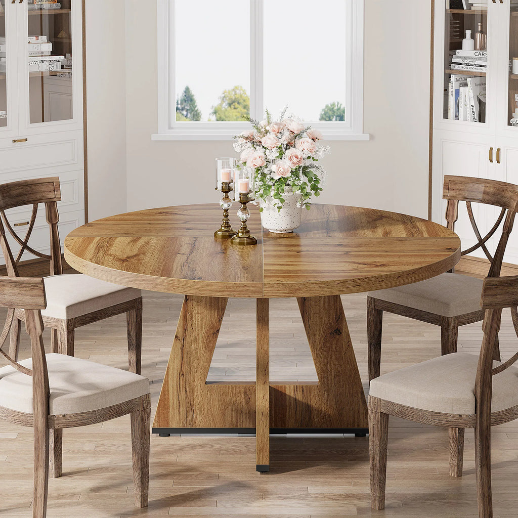 Round Dining Table for 4,