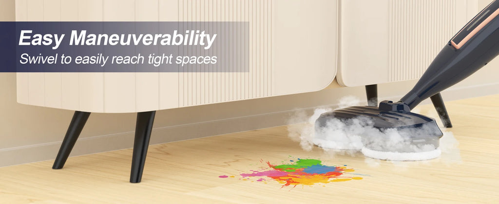 Steam Mop Cleaner with Rotating Mop Pad