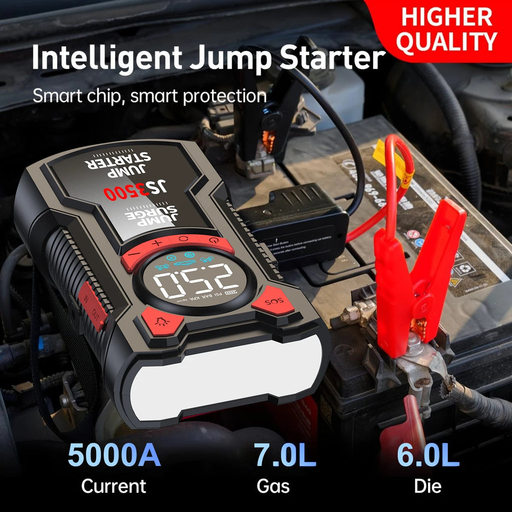 l Air Pump Jump Starter, Digital Tire Inflator