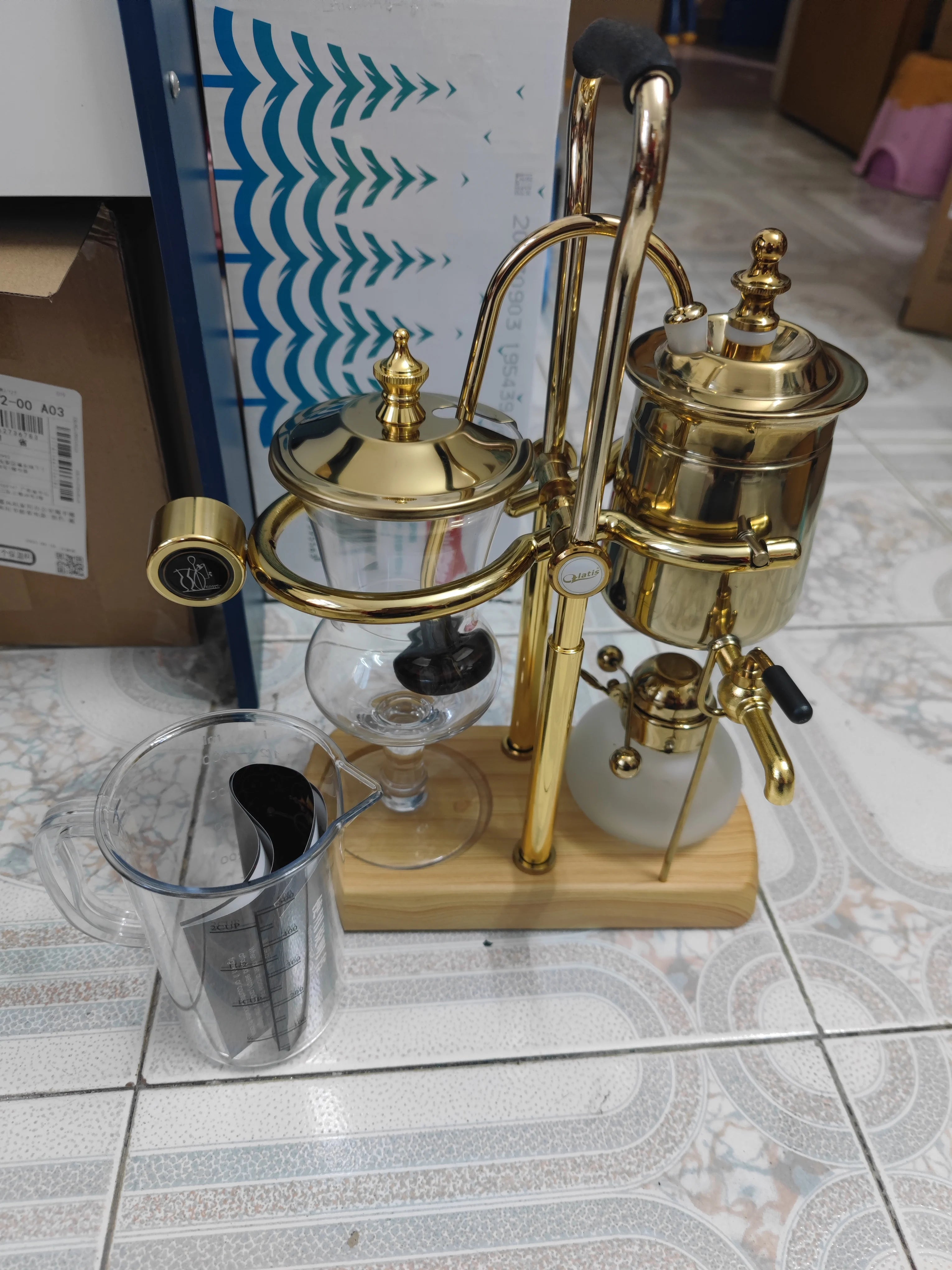 Vacuumm Coffee Brewer Manual Set