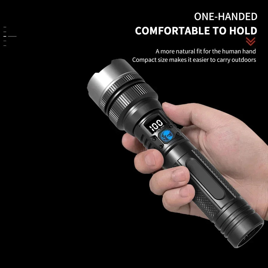 100000LM Super Bright Flashlight