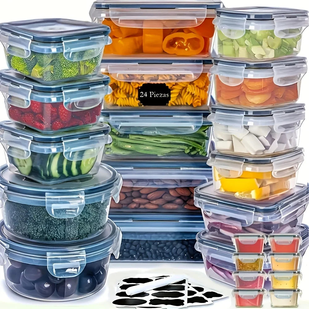 48Pcs BPA-Free Food Storage Set