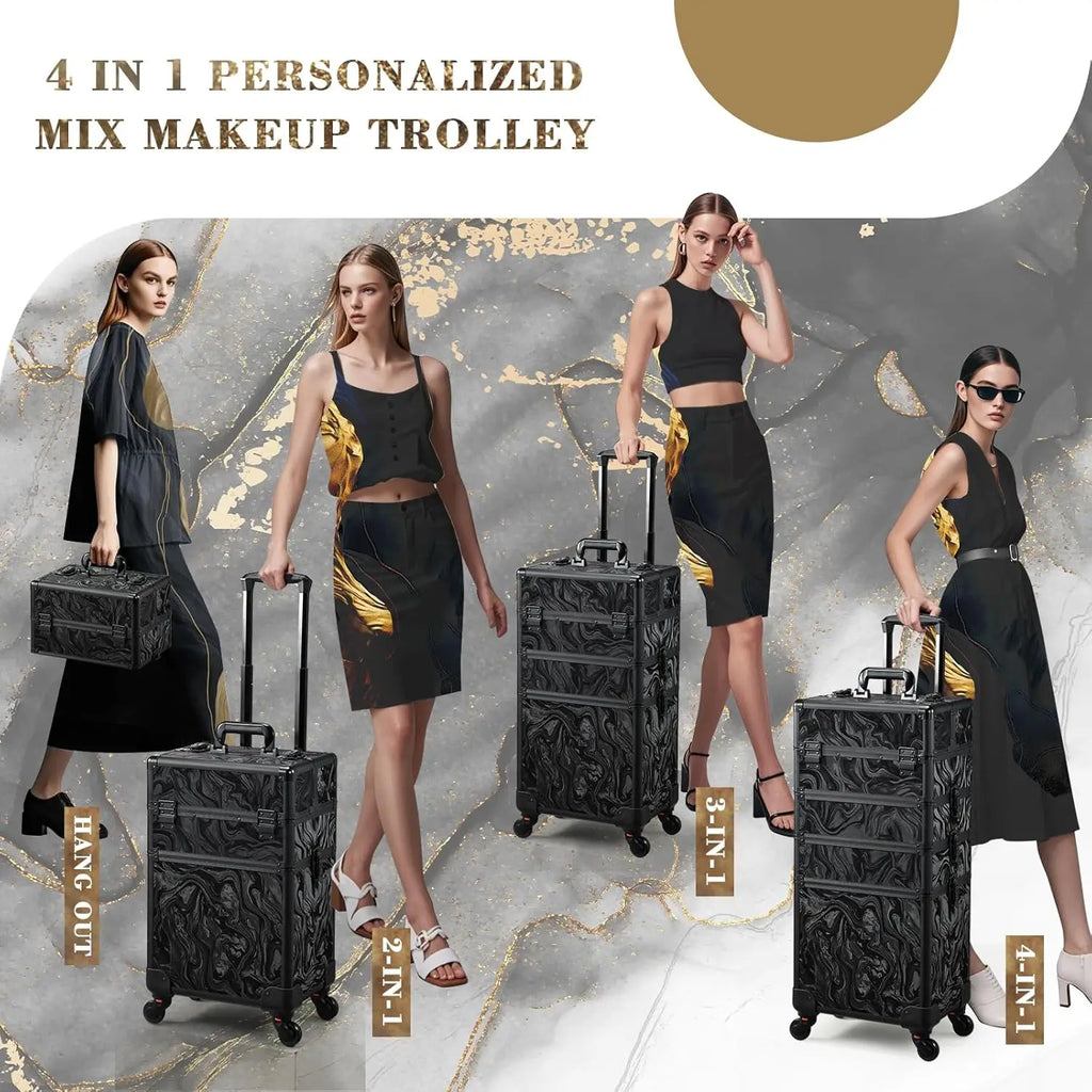 Rolling Makeup Travel Case