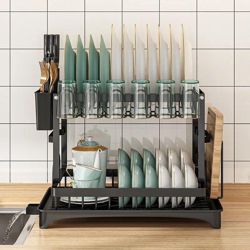 2 Tier Dish Drying Rack