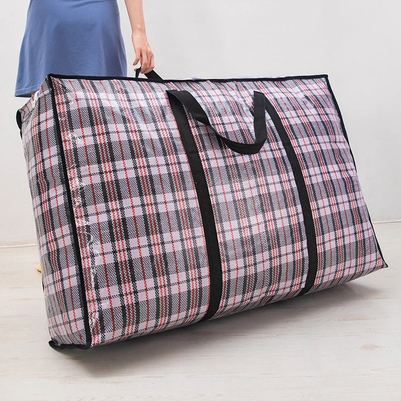 Large woven bag waterproof storage bag