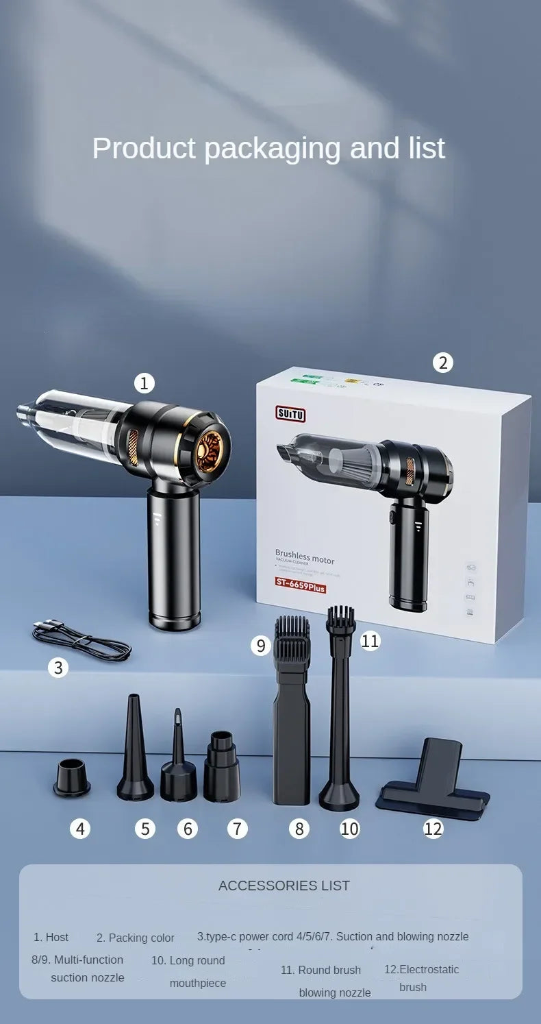 Car Vacuum Cleaner High Power