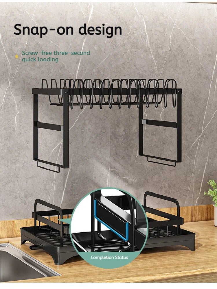 2 Tier Dish Drying Rack