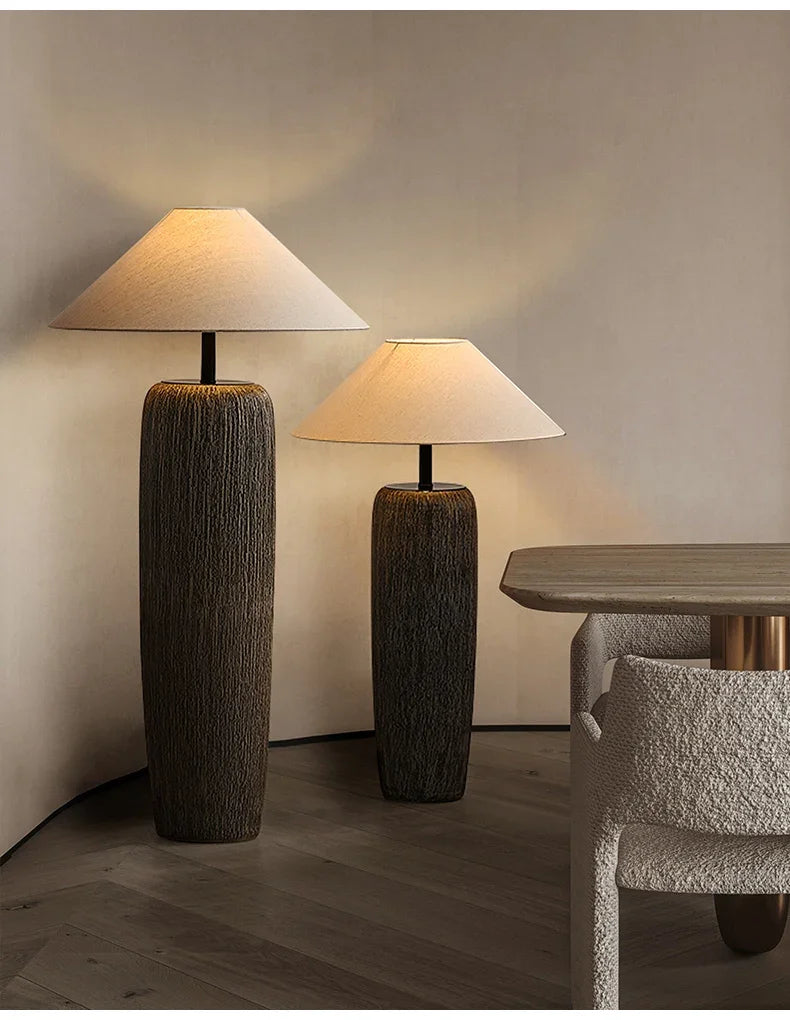 Ceramic Lamp Wabi Sabi Style Floor Lamp