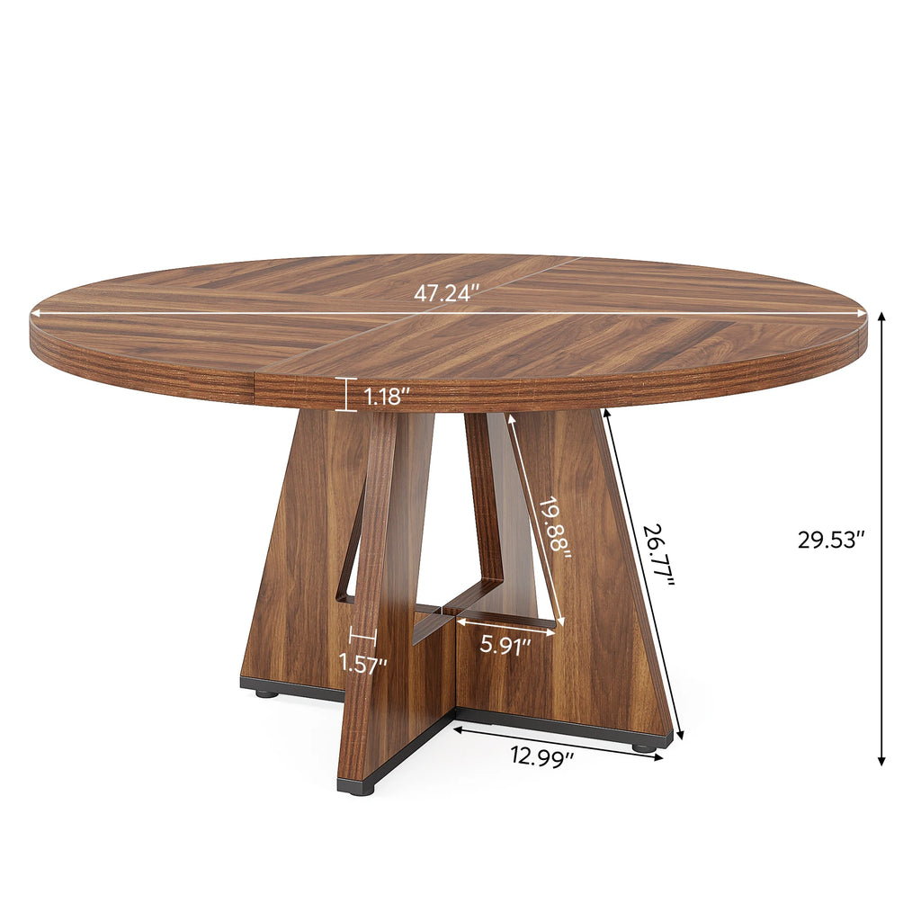 Round Dining Table for 4,