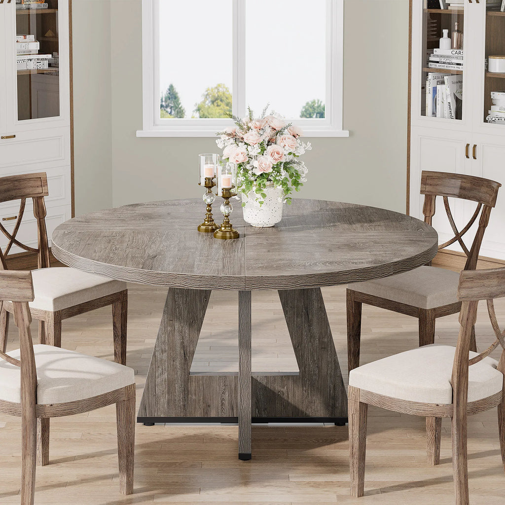 Round Dining Table for 4,