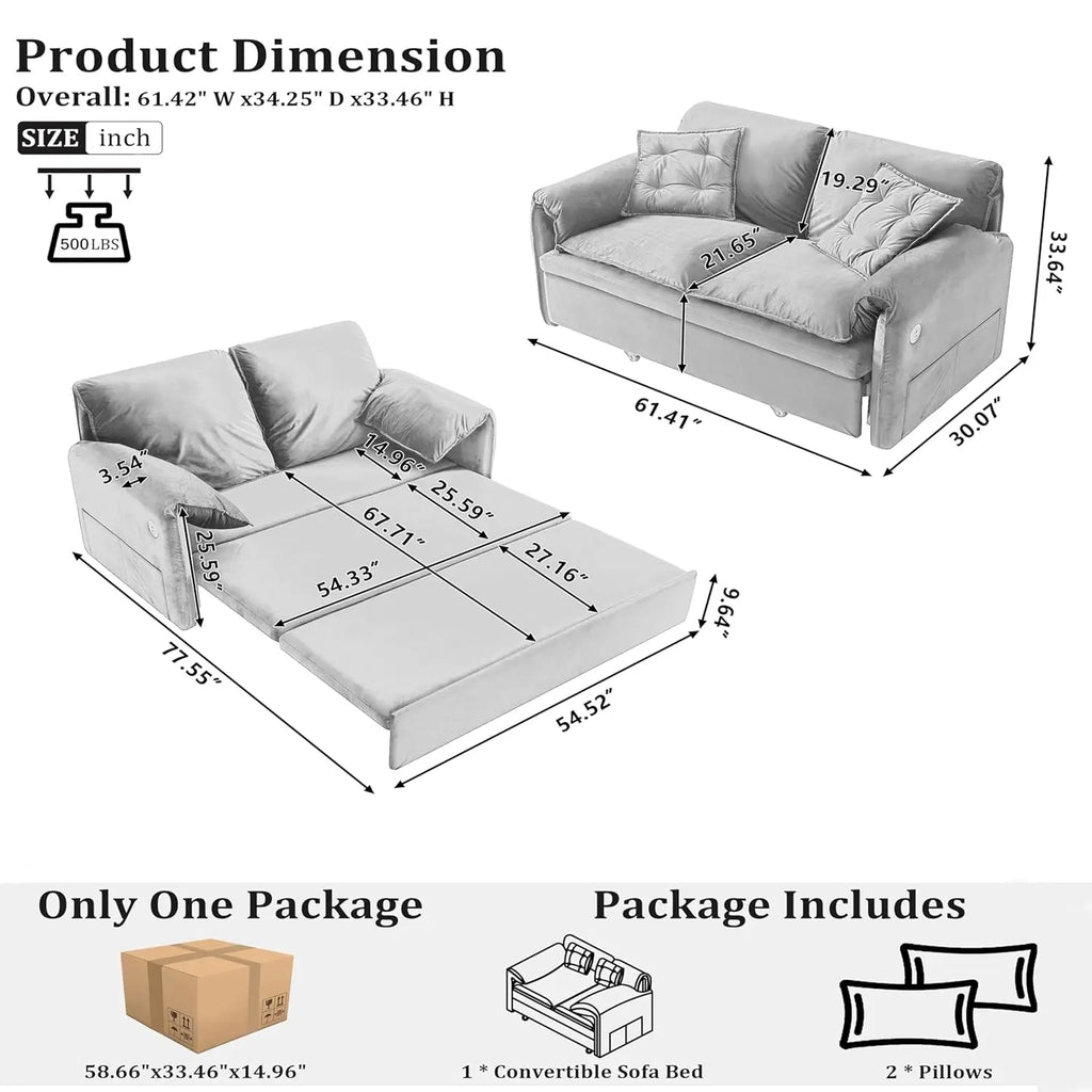 Convertible Sleeper Sofa