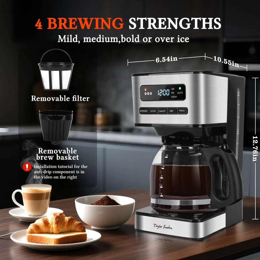 Programmable 12-Cup Coffee Maker