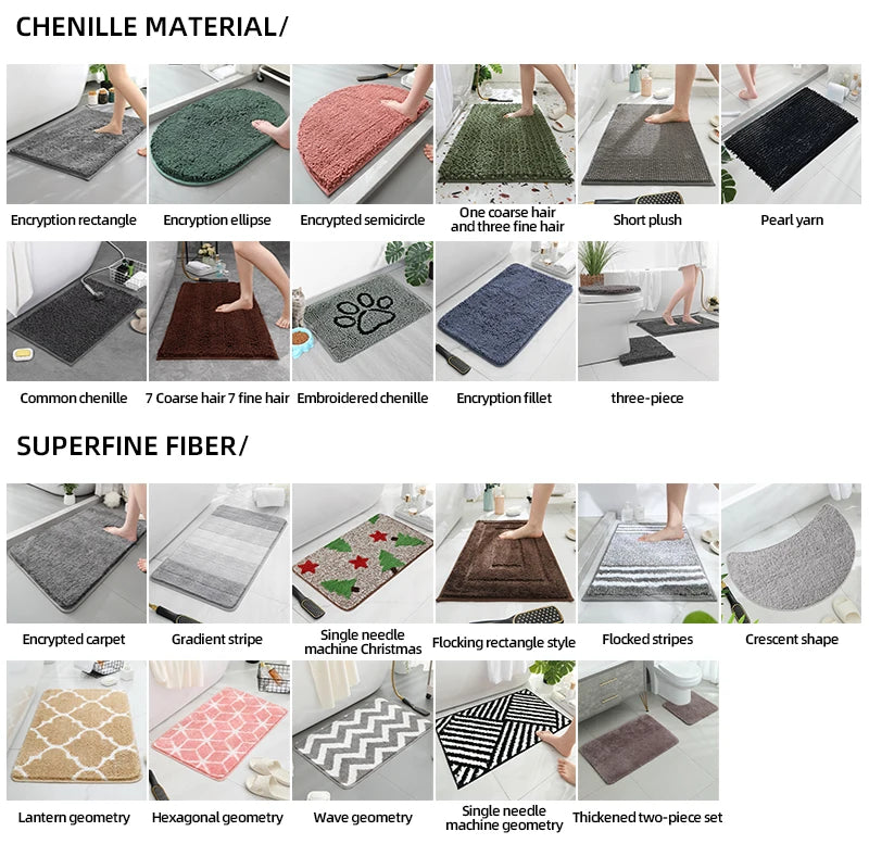 Multi-purpose Mat Moisture Absorption, Machine Washable