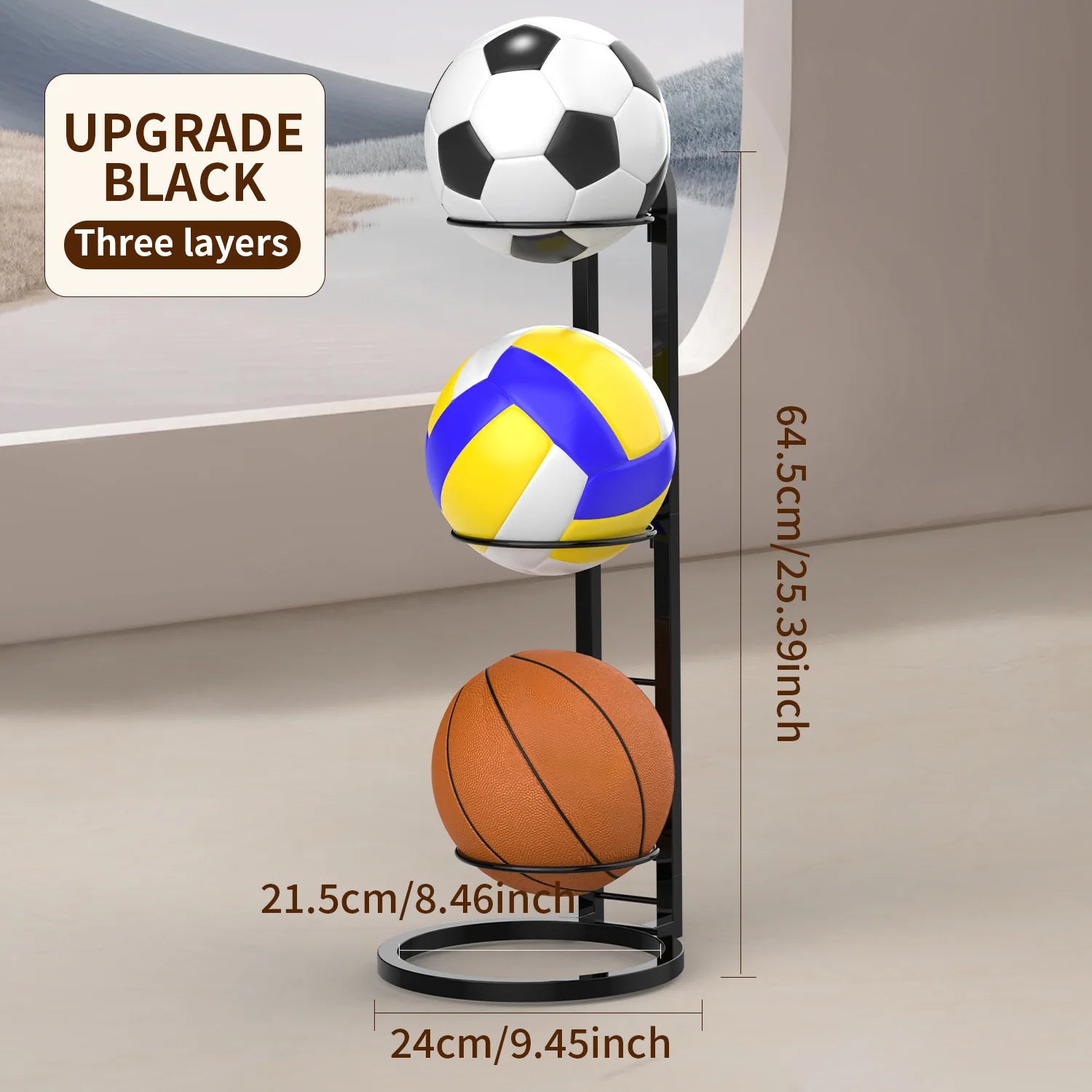 Basketball Storage Rack