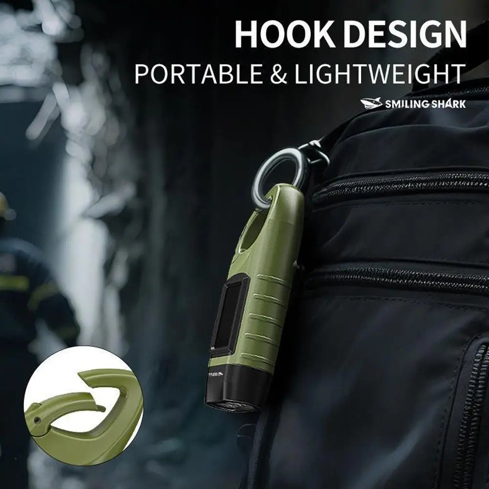 Hand Crank Solar Powered Flashlight