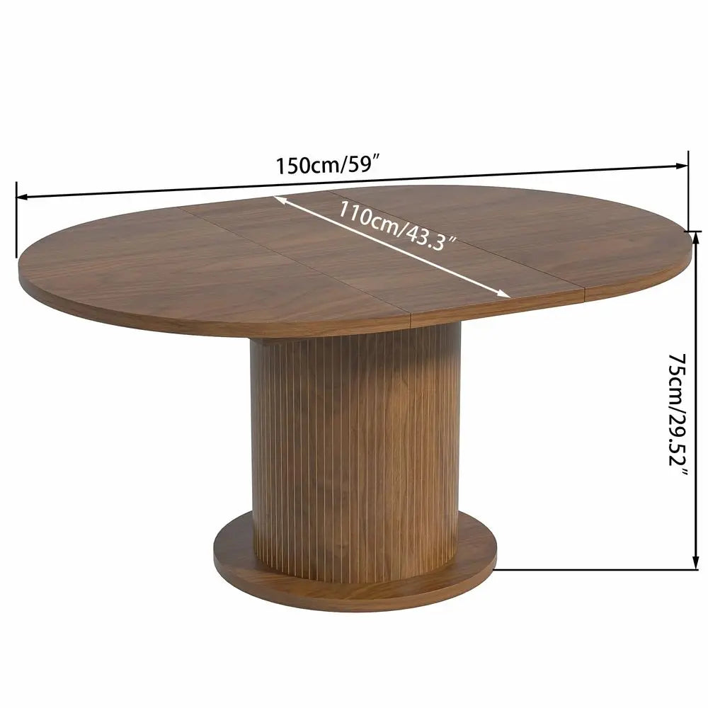 inch Round Dining Table for 6