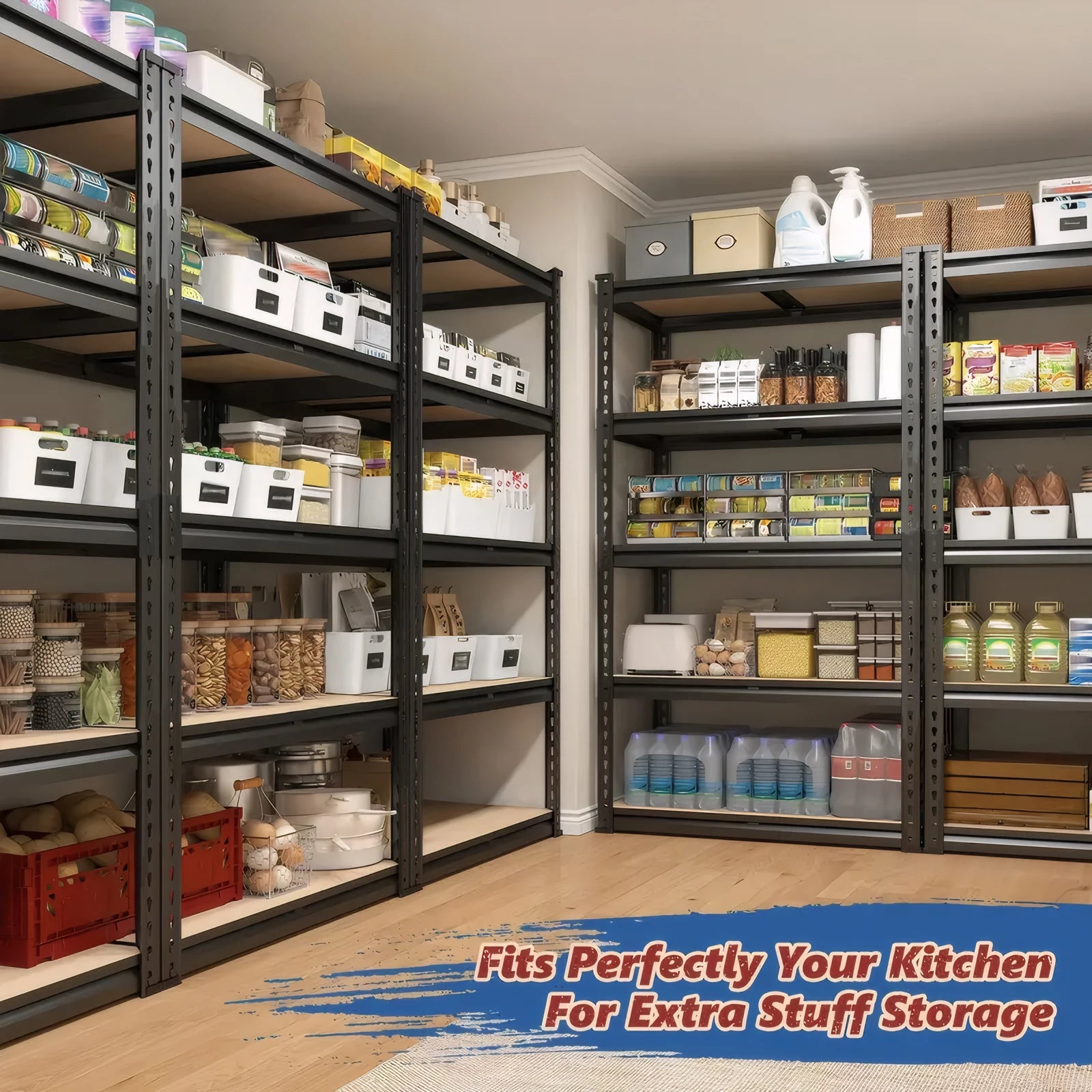72"/60"H Shelving Storage Shelves