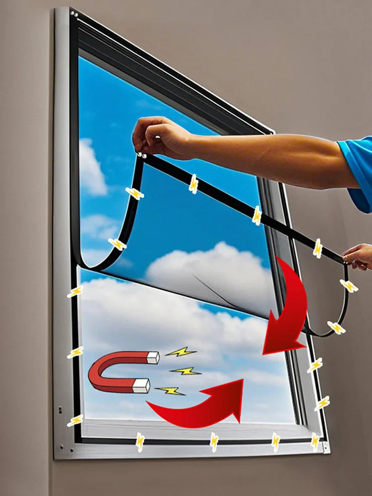 Magnetic Window Mosquito Net