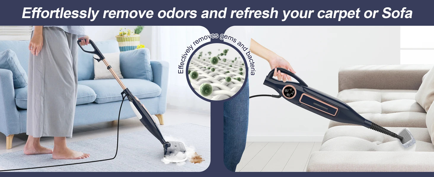 Steam Mop Cleaner with Rotating Mop Pad